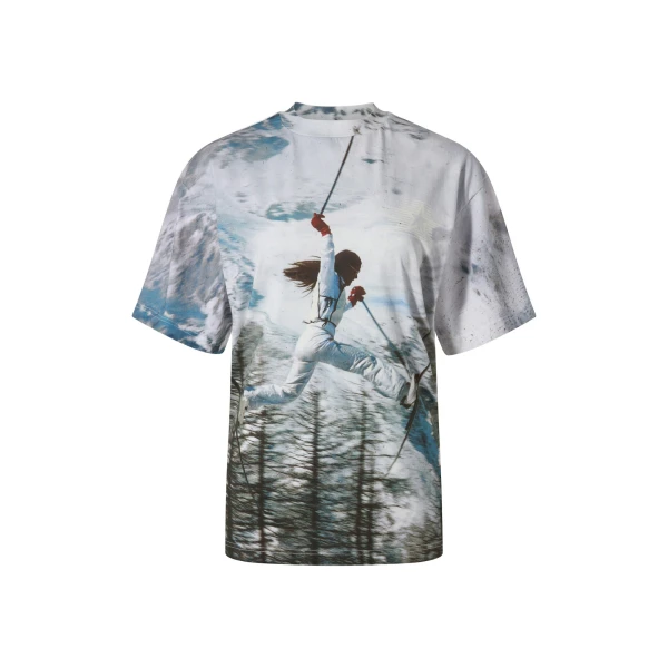 Perfect Moment Sloan Printed Tee in White | T-shirts | Coveti