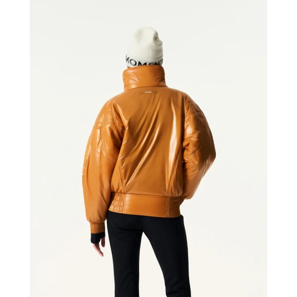 Perfect Moment Solaris Ski Jacket in Toffee, view 4 | Jackets | Coveti