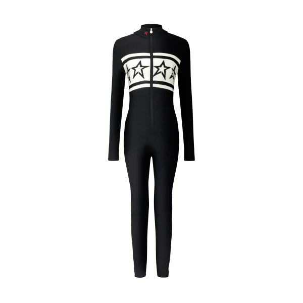 Perfect Moment Star Merino Wool Jumpsuit in Black | Jumpsuit | Coveti