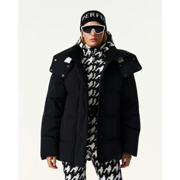 Perfect Moment Supernova Down Parka Jacket in Black, view 4 | Jackets | Coveti