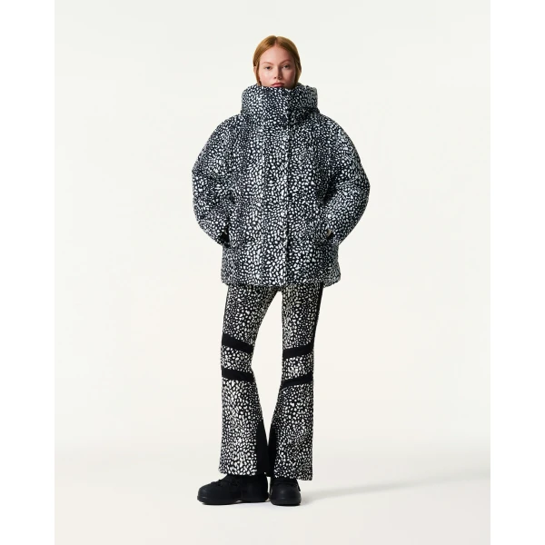 Perfect Moment Supernova Down Parka Jacket in Snow Leopard, view 2 | Jackets | Coveti