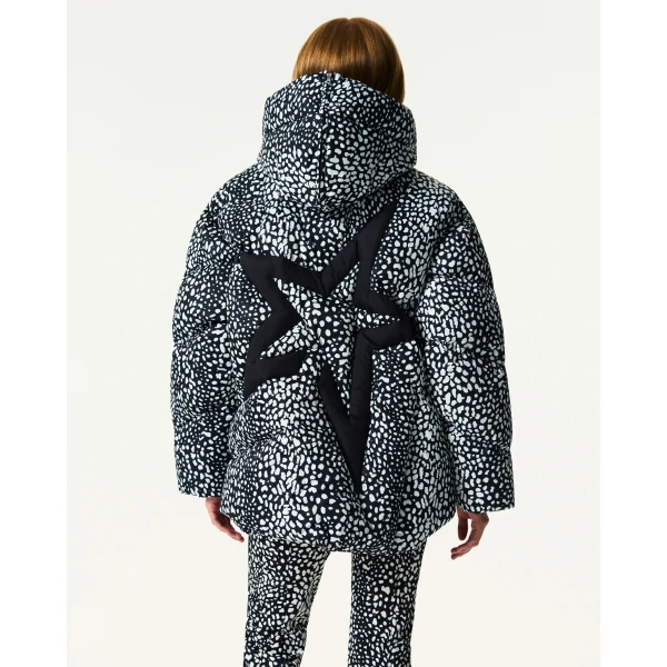 Perfect Moment Supernova Down Parka Jacket in Snow Leopard, view 4 | Jackets | Coveti