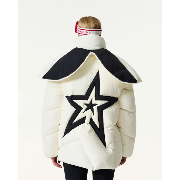Perfect Moment Supernova Down Parka Jacket in Snow White, view 5 | Jackets | Coveti