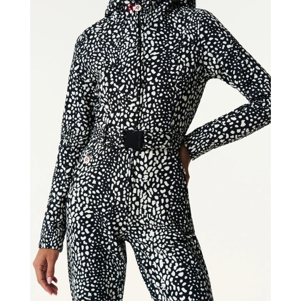 Perfect Moment Tignes Ski Suit in Snow Leopard, view 4 | Jumpsuit | Coveti