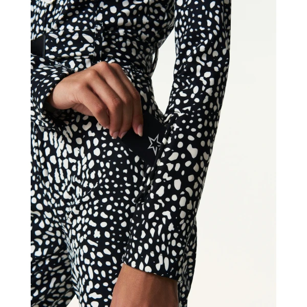 Perfect Moment Tignes Ski Suit in Snow Leopard, view 6 | Jumpsuit | Coveti