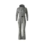 Perfect Moment Tignes Ski Suit in Snow Leopard | Jumpsuit | Coveti