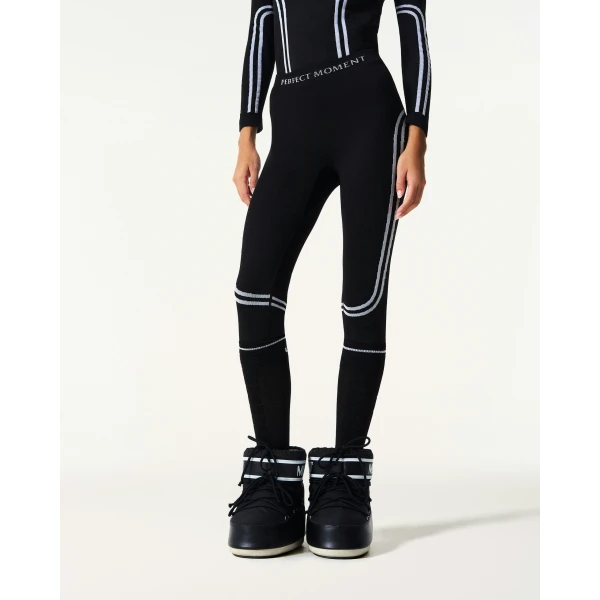 Perfect Moment UYN x Perfect Moment Ski Team Legging in Black, view 3 | Leggings | Coveti