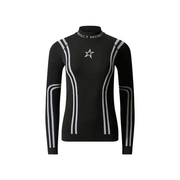 Perfect Moment UYN x Perfect Moment Ski Team Top in Black | Long Sleeve | Coveti