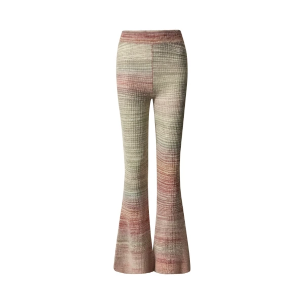 Wool Pastel Knit Pant in Pastel Stripe