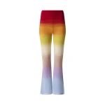 Perfect Moment Wool & Cashmere Rainbow Knit Pant in Rainbow | Pants | Coveti