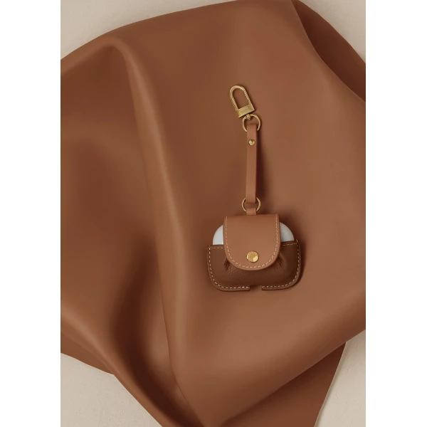 Polène AirPods Case in Duo Camel, view 2 | Phone Cases | Coveti