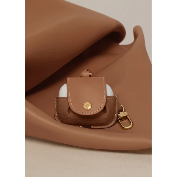 Polène AirPods Case in Duo Camel, view 3 | Phone Cases | Coveti