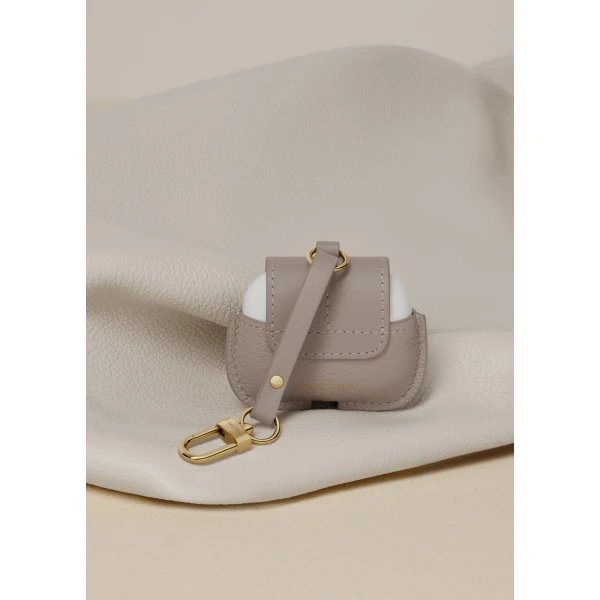 Polène AirPods Case in Duo Taupe, view 4 | Phone Cases | Coveti