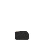 Polène Atla Card Holder in Duo Black | Wallets & Purses | Coveti