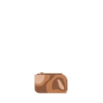 Polène Atla Card Holder in Trio Camel | Wallets & Purses | Coveti