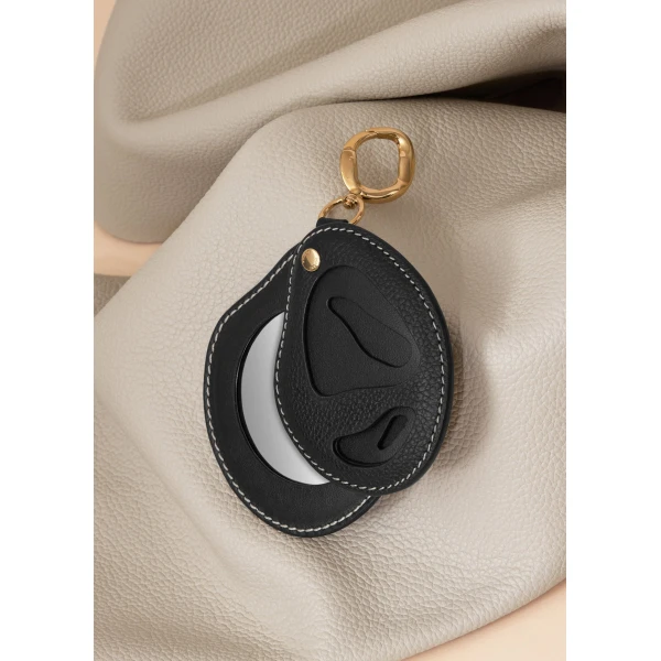 Polène Atla Mirror in Duo Black, view 2 | Accessories | Coveti