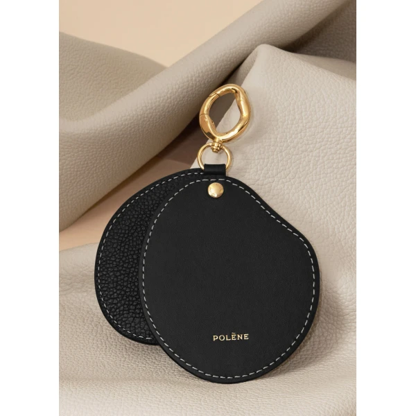 Polène Atla Mirror in Duo Black, view 3 | Accessories | Coveti