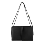 Polène Boky in Textured Black Bag | Shoulder & Crossbody Bags | Coveti