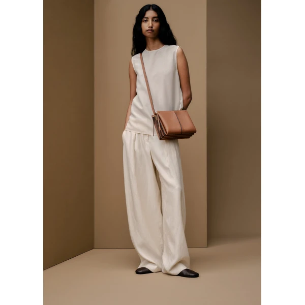 Polène Boky in Textured Camel Bag, view 6 | Shoulder & Crossbody Bags | Coveti