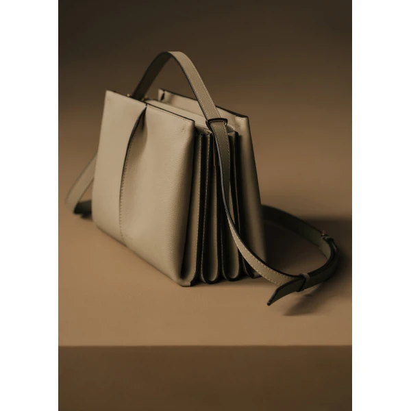 Polène Boky in Textured Desert Bag, view 4 | Shoulder & Crossbody Bags | Coveti
