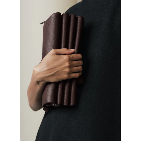 Polène Boky in Textured Ebony Bag, view 4 | Shoulder & Crossbody Bags | Coveti