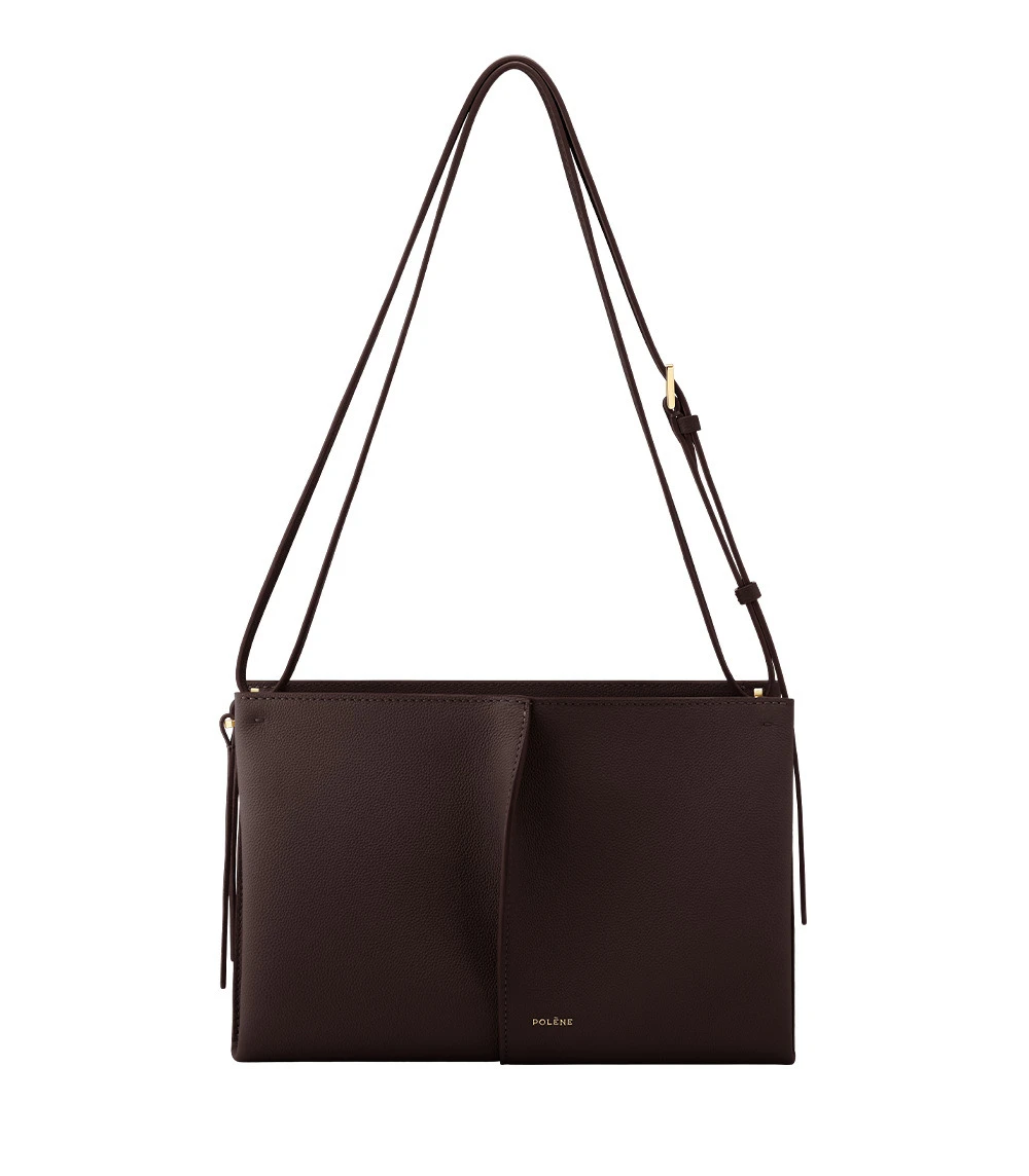 Polène Boky in Textured Ebony Bag Polène Boky in Textured Ebony Bag | Shoulder & Crossbody Bags | Coveti