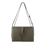 Polène Boky in Textured Smoky Green Bag | Shoulder & Crossbody Bags | Coveti