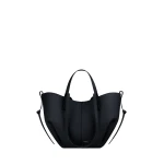 Polène Cyme Mini in Textured Deep Blue Bag | Mini Bags | Coveti