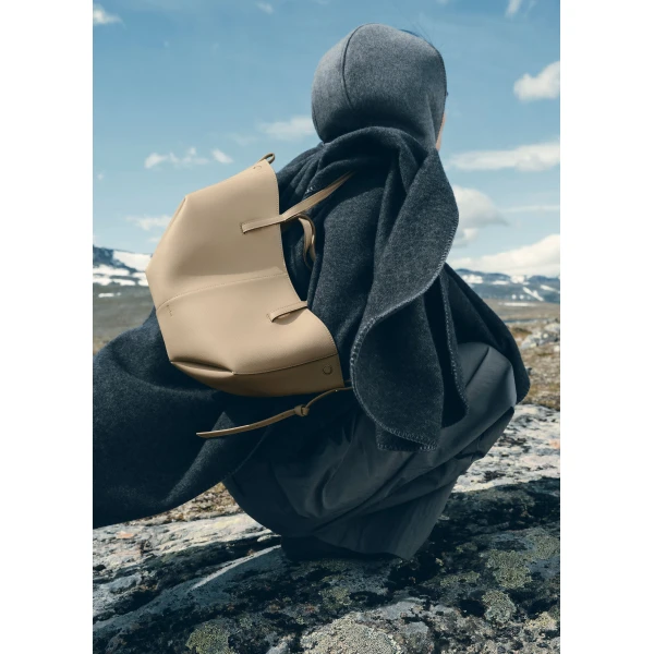 Polène Cyme Mini in Textured Glade Bag, view 2 | Mini Bags | Coveti