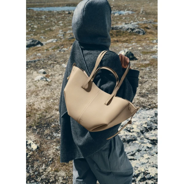 Polène Cyme Mini in Textured Glade Bag, view 3 | Mini Bags | Coveti