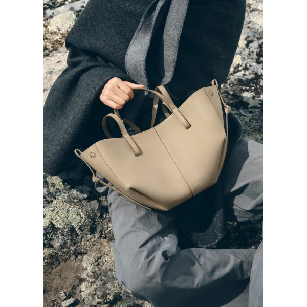 Polène Cyme Mini in Textured Glade Bag, view 4 | Mini Bags | Coveti