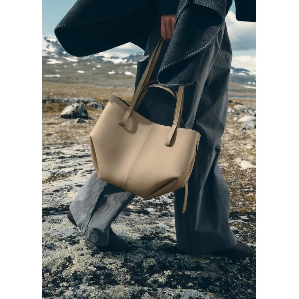 Polène Cyme Mini in Textured Glade Bag, view 5 | Mini Bags | Coveti