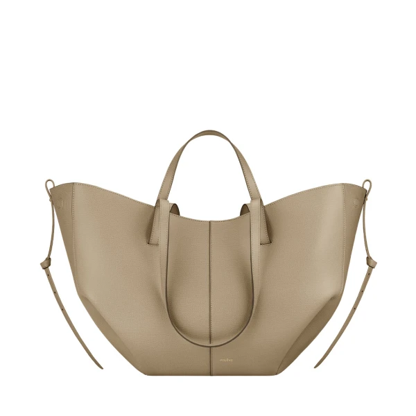 Polène Cyme in Textured Glade Bag | Totes & Top-Handle Bags | Coveti