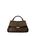 Polène Mokki Mini in Textured Candied Chestnut Bag | Mini Bags | Coveti