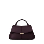 Polène Mokki Mini in Textured Plum Bag | Mini Bags | Coveti