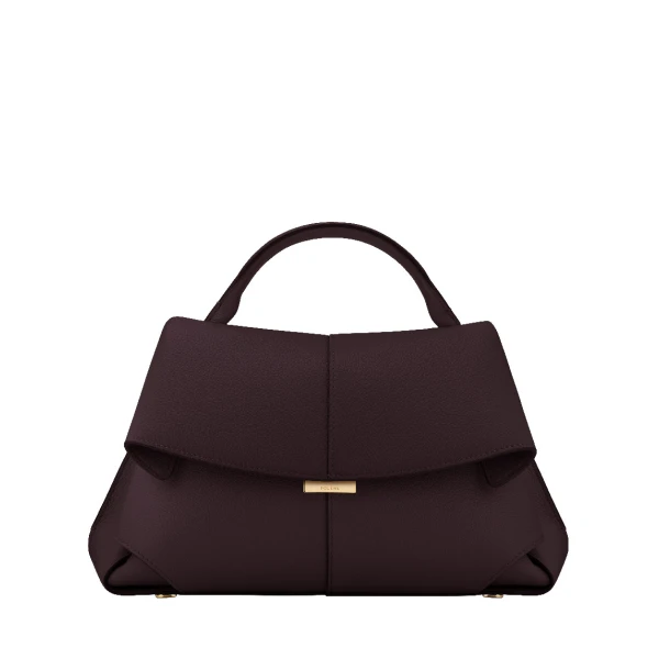 Mokki in Textured Plum Bag