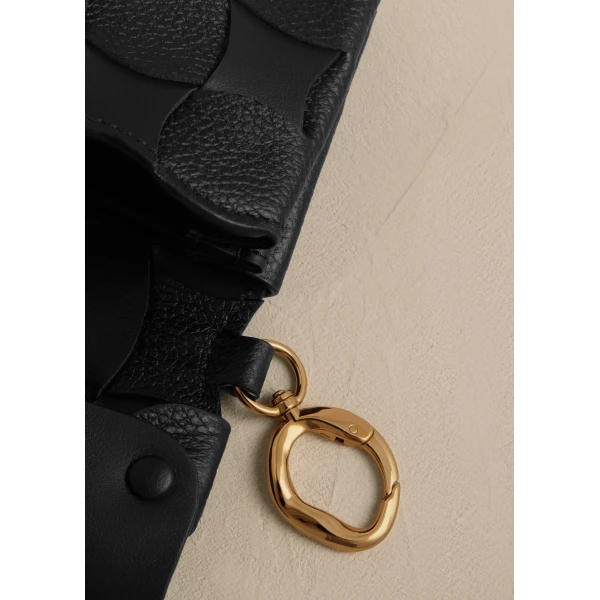 Polène Neiti Card Holder in Duo Black, view 4 | Wallets & Purses | Coveti