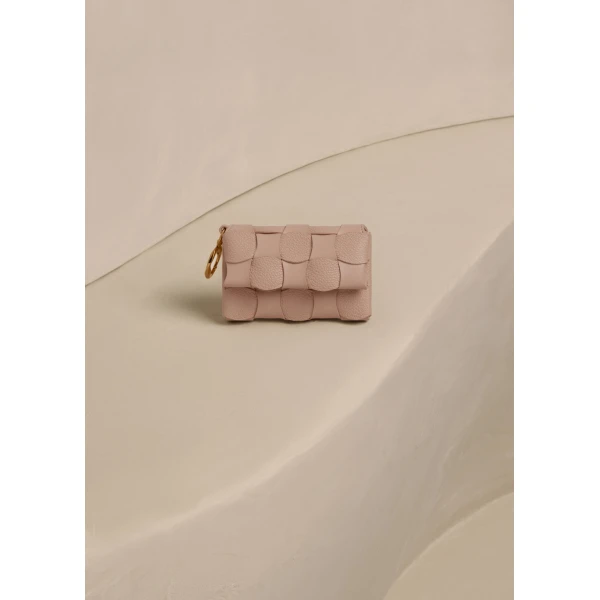 Polène Neiti Card Holder in Duo Dune, view 2 | Wallets & Purses | Coveti