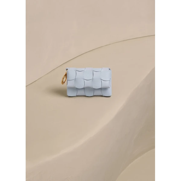 Polène Neiti Card Holder in Duo Polar, view 2 | Wallets & Purses | Coveti