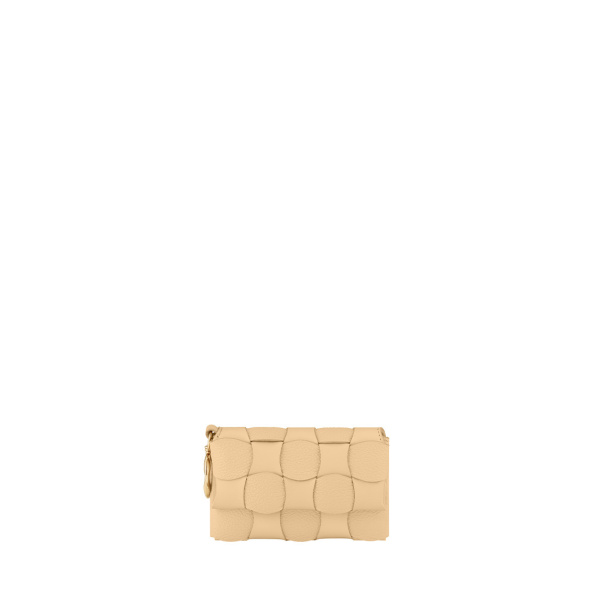 Polène Neiti Card Holder in Duo Wheat | Wallets & Purses | Coveti