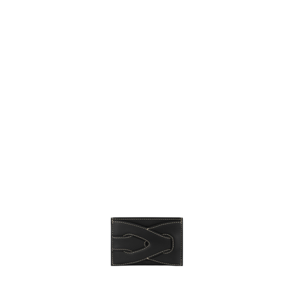 Polène Nodde Card Holder in Black | Wallets & Purses | Coveti