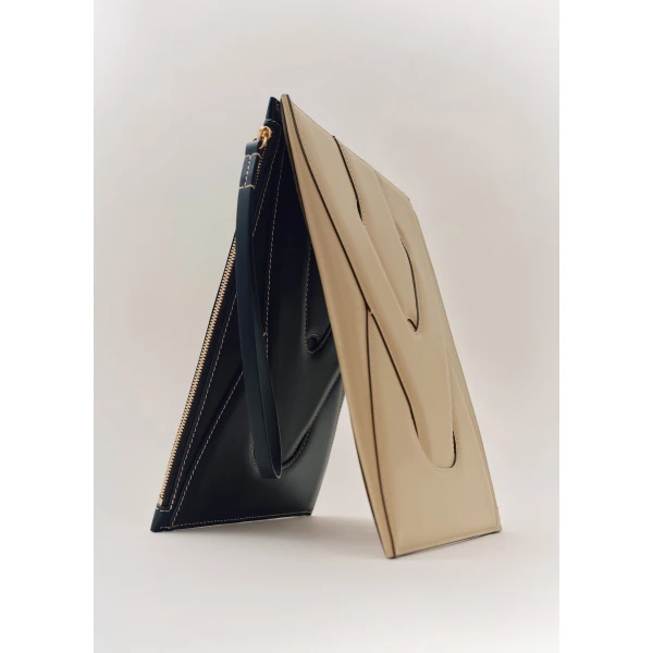 Polène Nodde Pouch in Black, view 3 | Wallets & Purses | Coveti