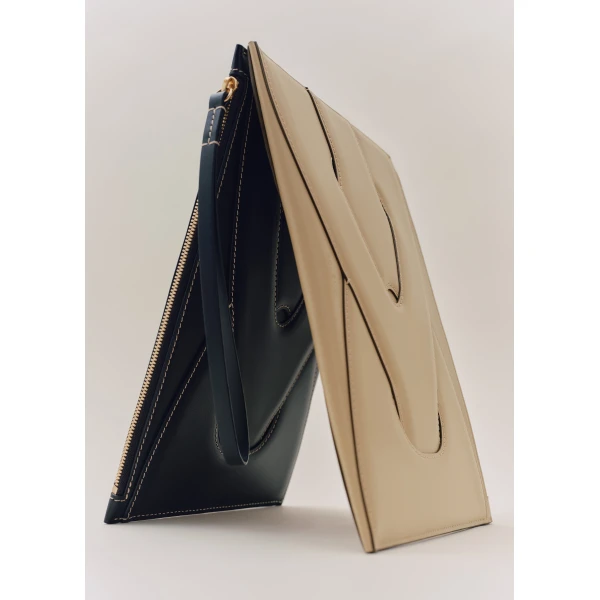 Polène Nodde Pouch in Sand, view 5 | Wallets & Purses | Coveti