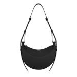 Polène Numéro Dix in Textured Black Bag | Shoulder & Crossbody Bags | Coveti