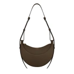 Polène Numéro Dix in Textured Candied Chestnut Bag | Shoulder & Crossbody Bags | Coveti
