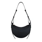 Polène Numéro Dix in Textured Deep Blue Bag | Shoulder & Crossbody Bags | Coveti