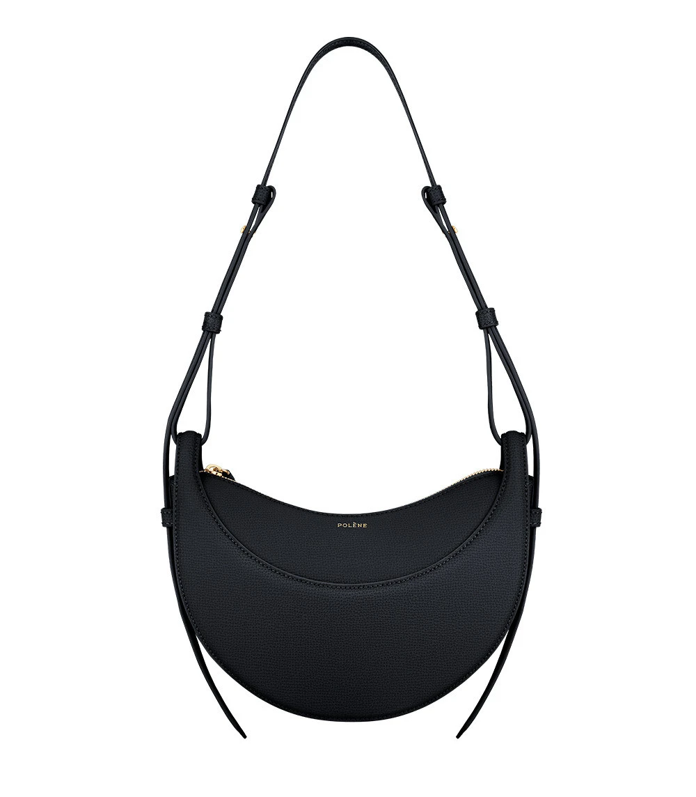 Polène Numéro Dix in Textured Deep Blue Bag Polène Numéro Dix in Textured Deep Blue Bag | Shoulder & Crossbody Bags | Coveti