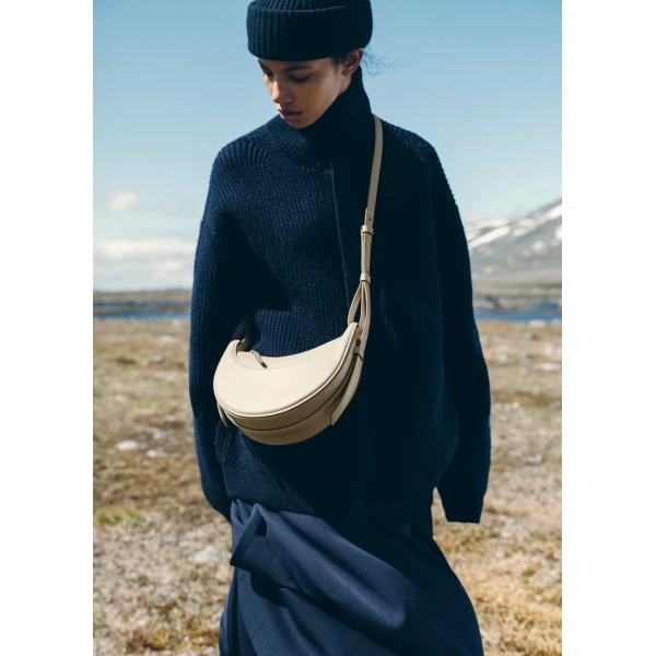 Polène Numéro Dix in Textured Glade Bag, view 2 | Shoulder & Crossbody Bags | Coveti