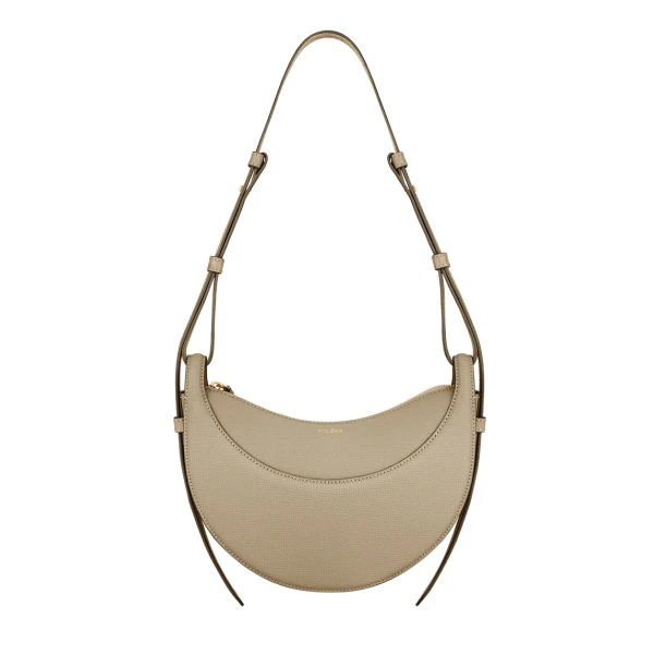 Polène Numéro Dix in Textured Glade Bag | Shoulder & Crossbody Bags | Coveti