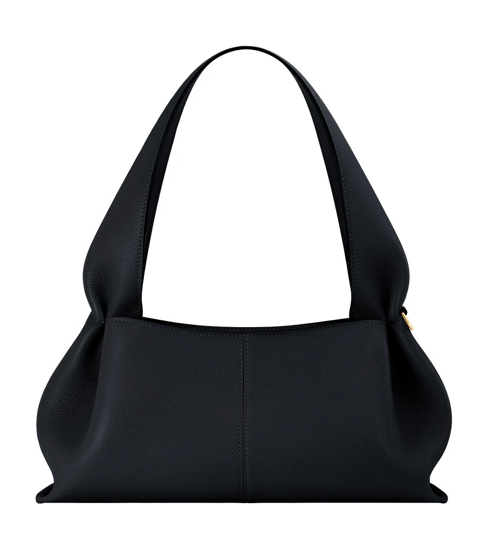 Polène Numéro Neuf East West in Textured Deep Blue Bag Polène Numéro Neuf East West in Textured Deep Blue Bag | Shoulder & Crossbody Bags | Coveti